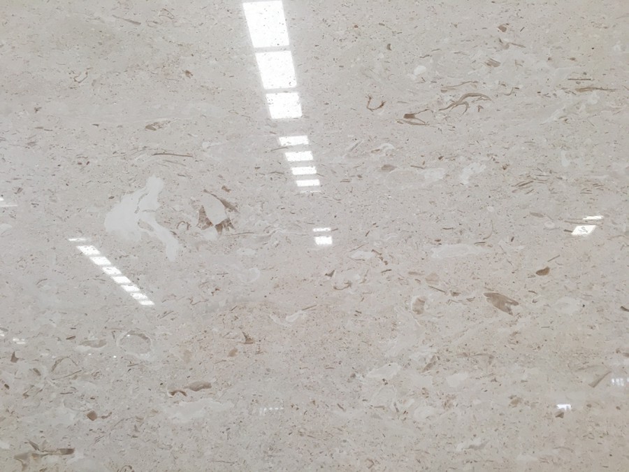 Myra Beige Limestone Slab Polished