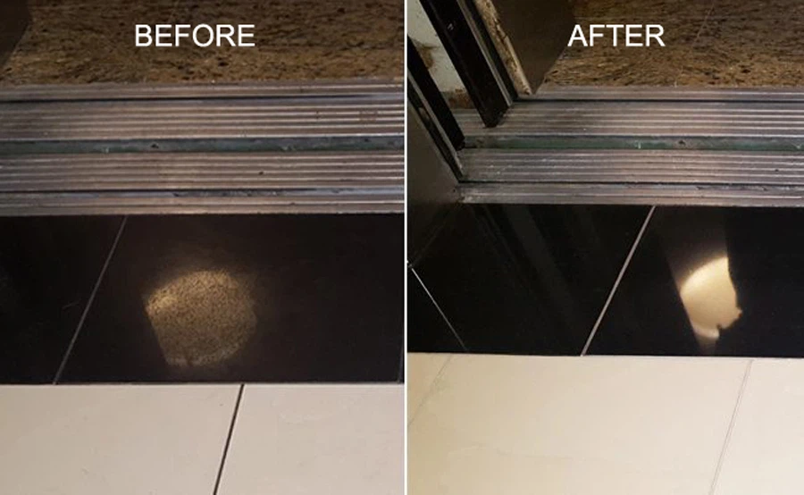 Granite Polishing Before and After Granite Polishing Before and After