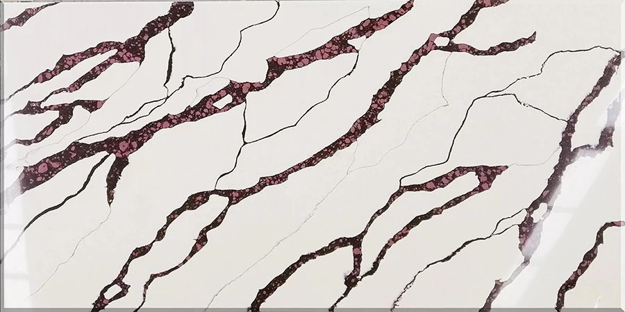 White Quartz With Red Veins