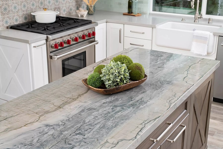 Leblon Quartzite Kitchen 1 Leblon Quartzite Kitchen 1