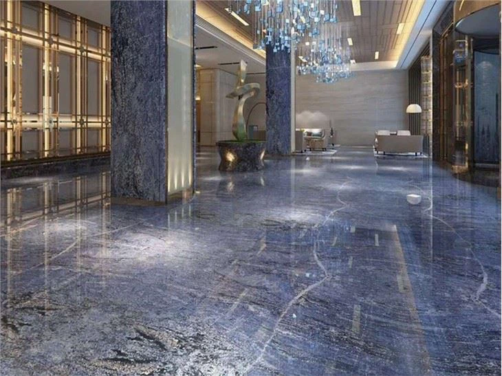 Azul Bahia Granite Floor Project