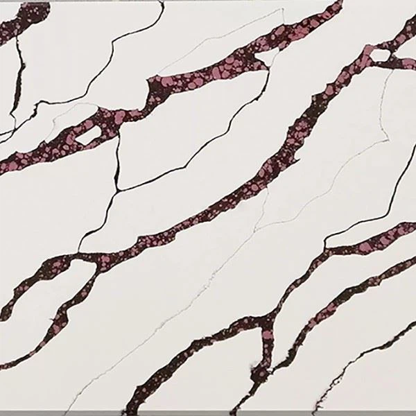 White Quartz With Red Veins