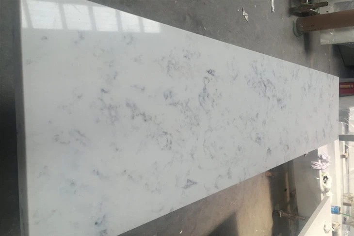 Carrara White Quartz Prefab Countertops