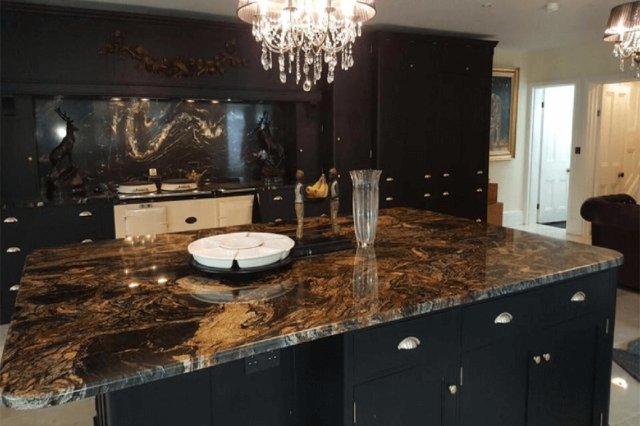 Titanium Gold Granite Kitchen Titanium Gold Granite Kitchen